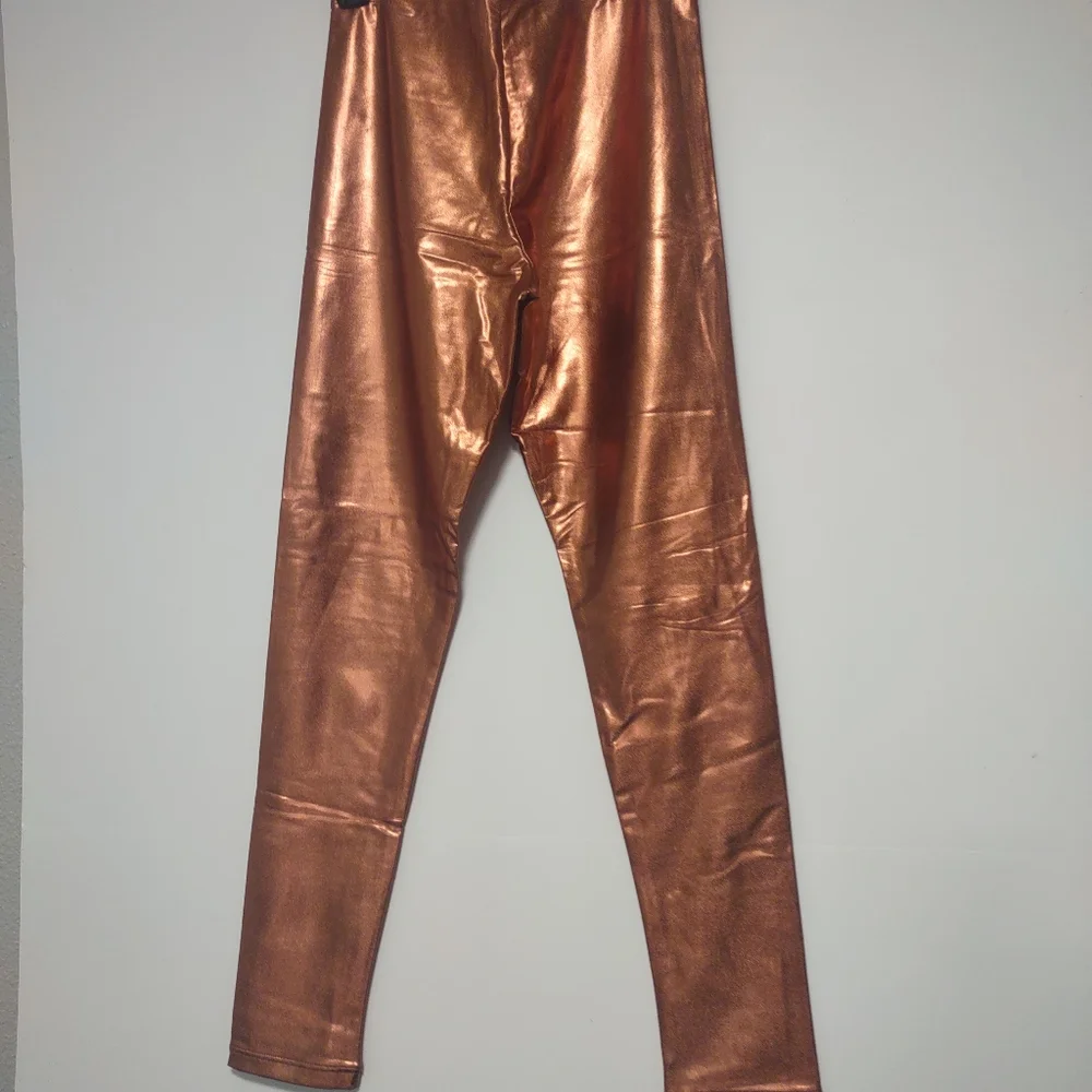 American apparel copper leggings M - Picture 3 of 4